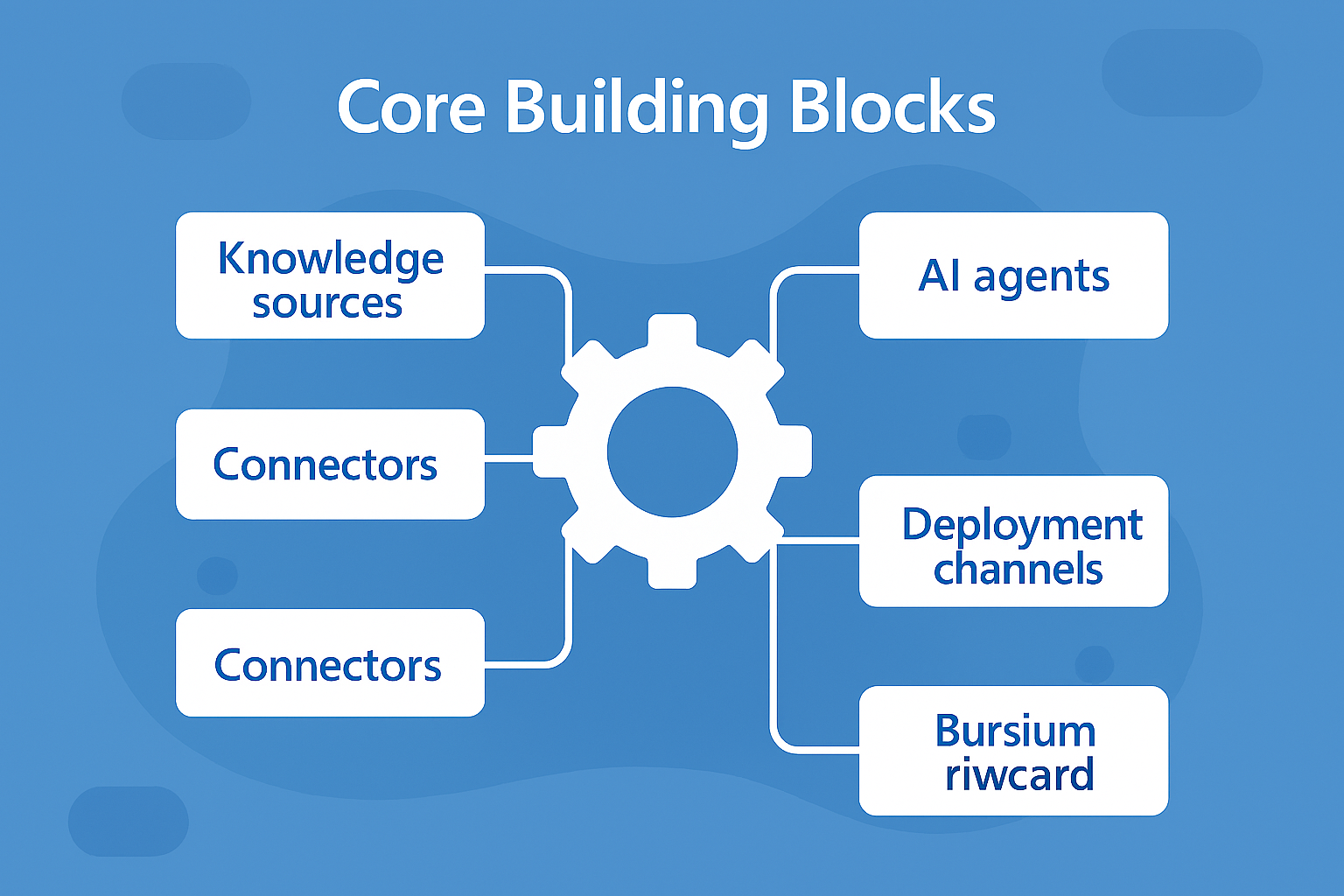 Core building blocks of how Microsoft Copilot Studio works