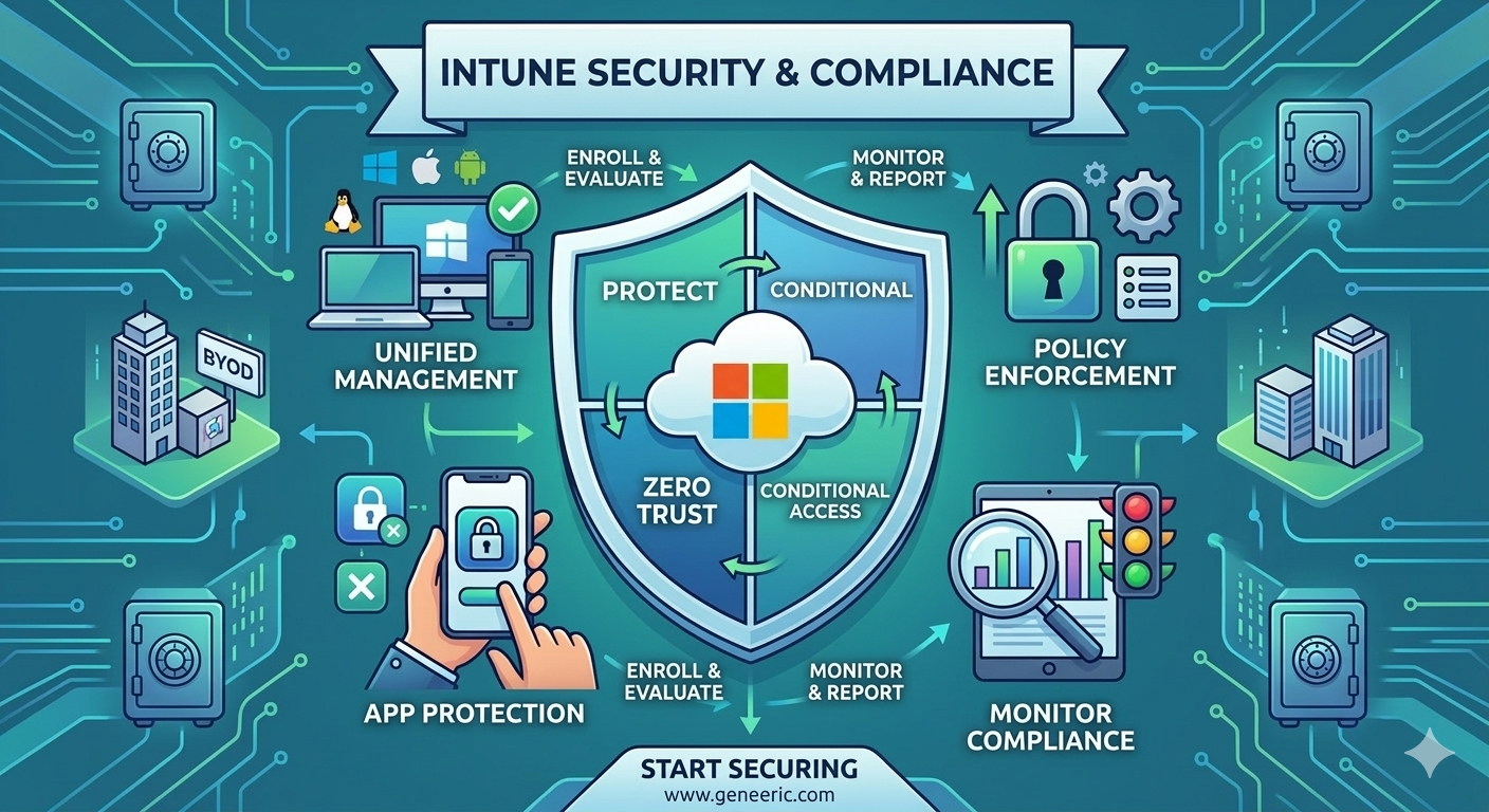 PCI security compliance checklist visual showing core control areas including protect data, secure network, access control, vulnerability management, monitoring, and information protection