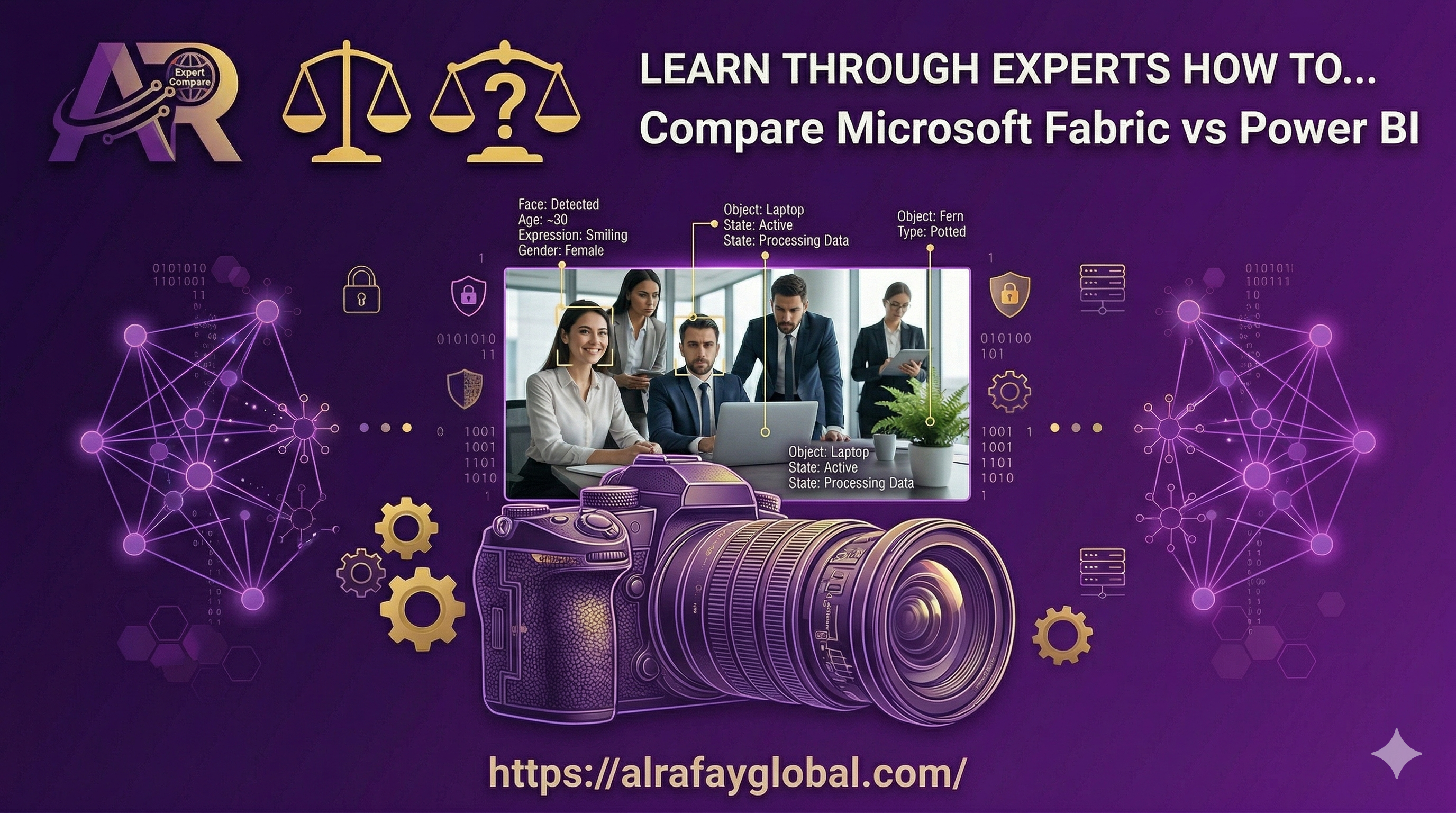 Comparison diagram of Microsoft Fabric and Power BI capabilities and licensing