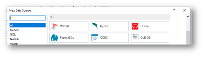 Stimulsoft Reporting using SQL Server